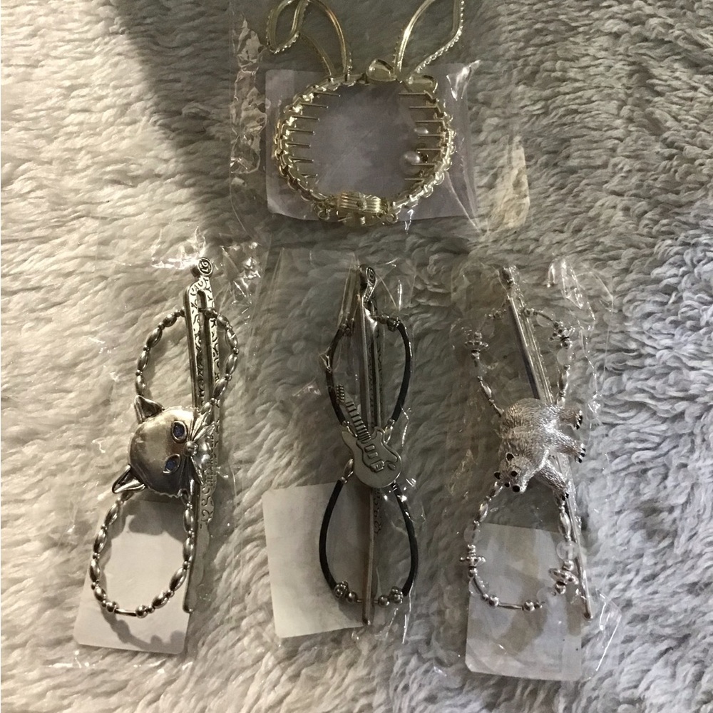 Assorted Metal Hair Clips Lilla Rose - Gold & Silver Lot